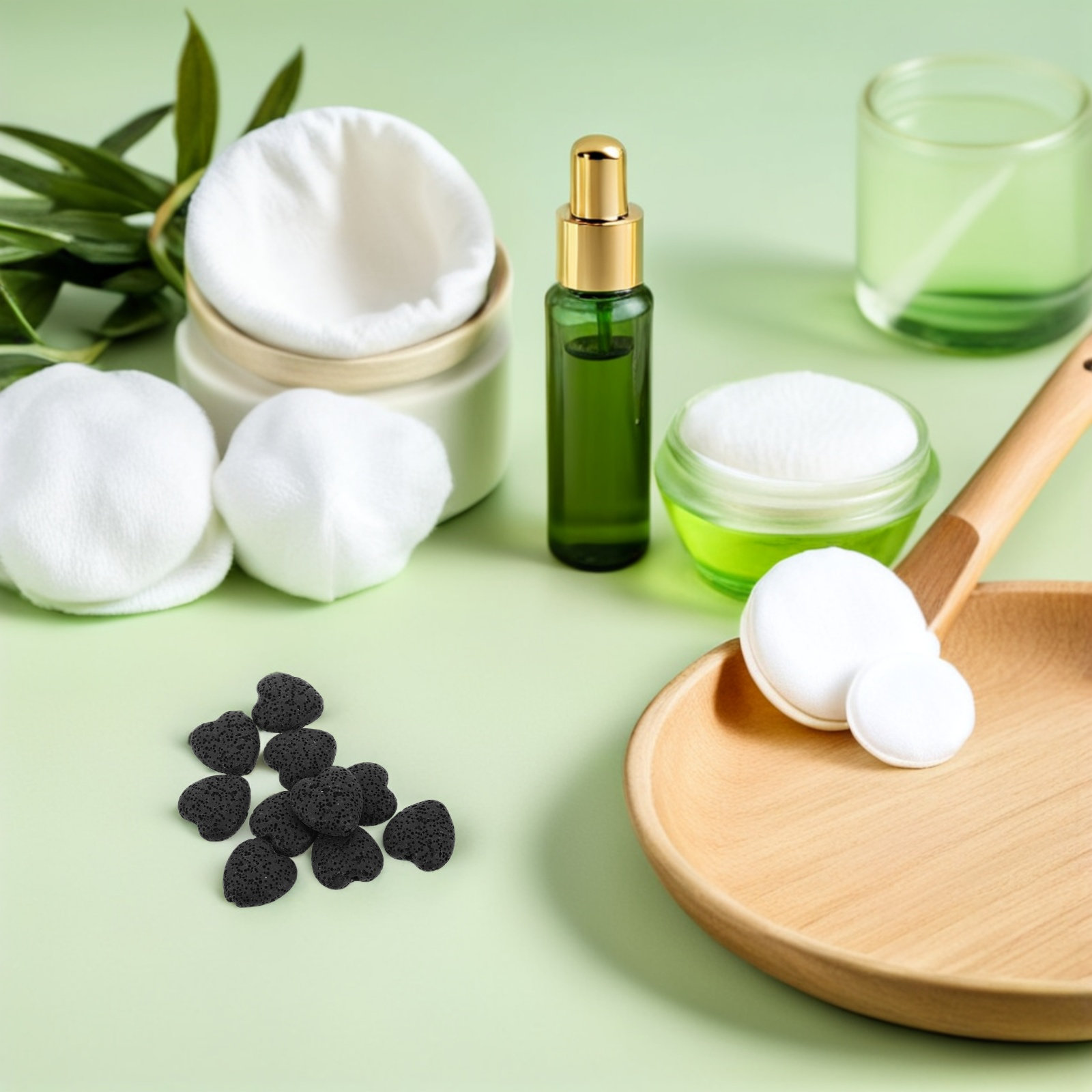 Home Fragrance Oils For Diffusers - หินลาวาภูเขาไฟรูปหัวใจ 20 ชิ้น สำหรับกระจายกลิ่นน้ำมันหอมระเหย ใช้ซ้ำได้ เหมาะสำหรับบ้าน