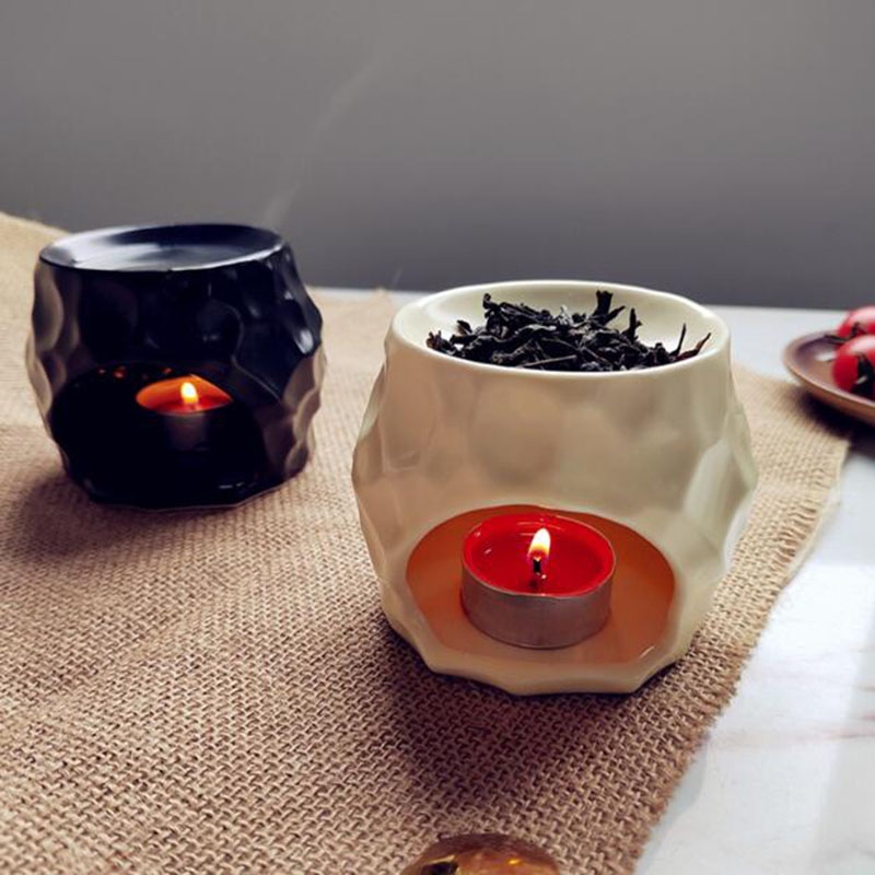 Home Fragrance Lamp - Retro เซรามิค Aromatherapy Burner น้ํามันหอมระเหย Burner