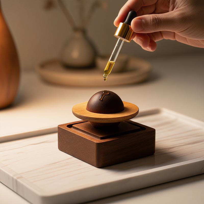 Home Fragrance Relax At Home - เครื่องกระจายกลิ่นหอมไม้ลายดาวเคราะห์ 1 ชิ้น ดีไซน์ทันสมัย เหมาะสำหรับการผ่อนคลายและบรรเทาความเครียดที่บ้าน