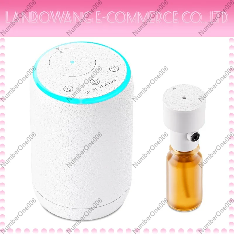 Home Fragrance Oils For Diffusers - เครื่องกระจายกลิ่นหอมแบบละอองเย็น, เครื่องพ่นน้ำมันหอมระเหยแบบเงียบ, เครื่องฟอกอากาศในรถยนต์และบ้านแบบ USB สีขาว