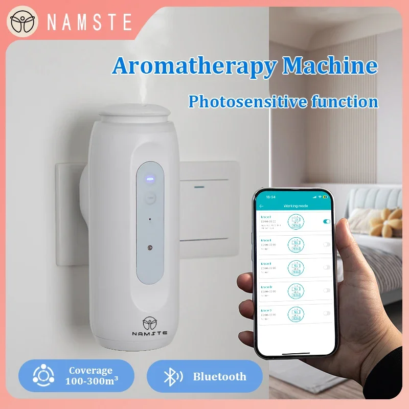 Home Fragrance Accessories - NAMASTE แบบพกพาสมาร์ท Diffuser 300m3 ซ็อกเก็ตบลูทูธสไตล์ Auto