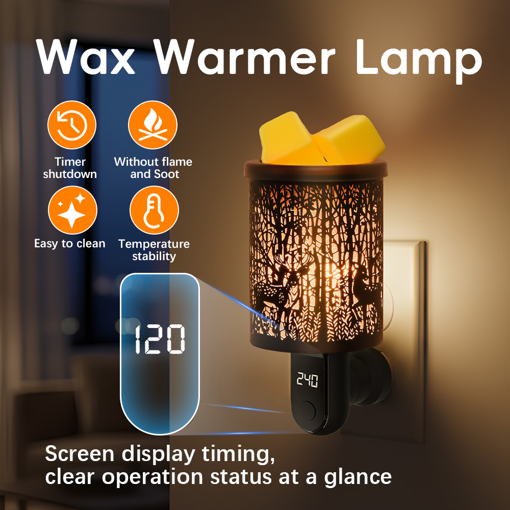 Home Fragrance Lamp - เตาอุ่นเทียนหอมไฟฟ้า กลิ่นอโรมาเธอราพี สำหรับใช้ในบ้าน พร้อมปลั๊กแบบ US