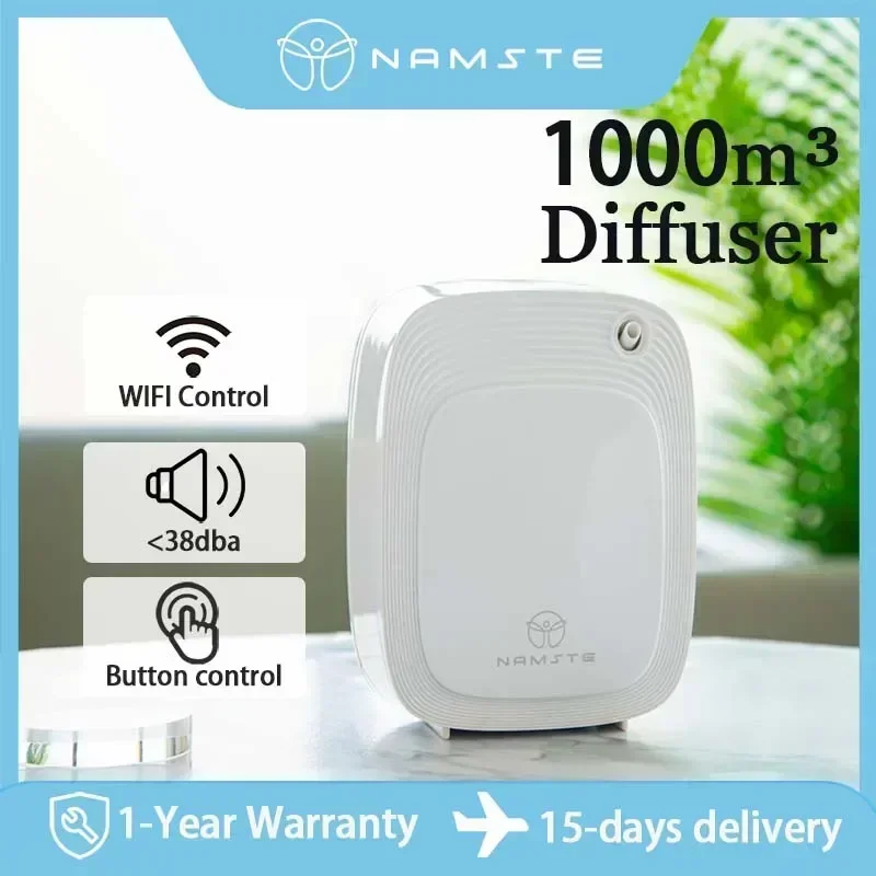 Home Fragrance Oils For Diffusers - เครื่องกระจายกลิ่นอโรมา 1000 ลบ.ม. ความจุ 200 มล.