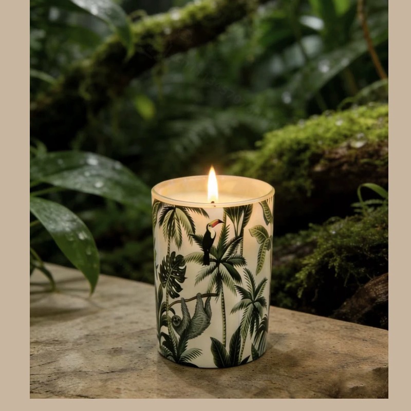 เทียนหอมกลิ่นถั่วเหลืองในขวดแก - Home Fragrance Gift Box บทวิจารณ์และราคา