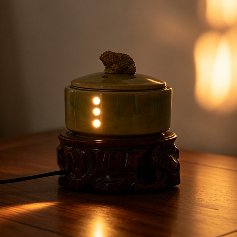 เตาเผาเครื่องหอมเซรามิกอิเล็กท - Home Fragrance Lamp บทวิจารณ์และราคา