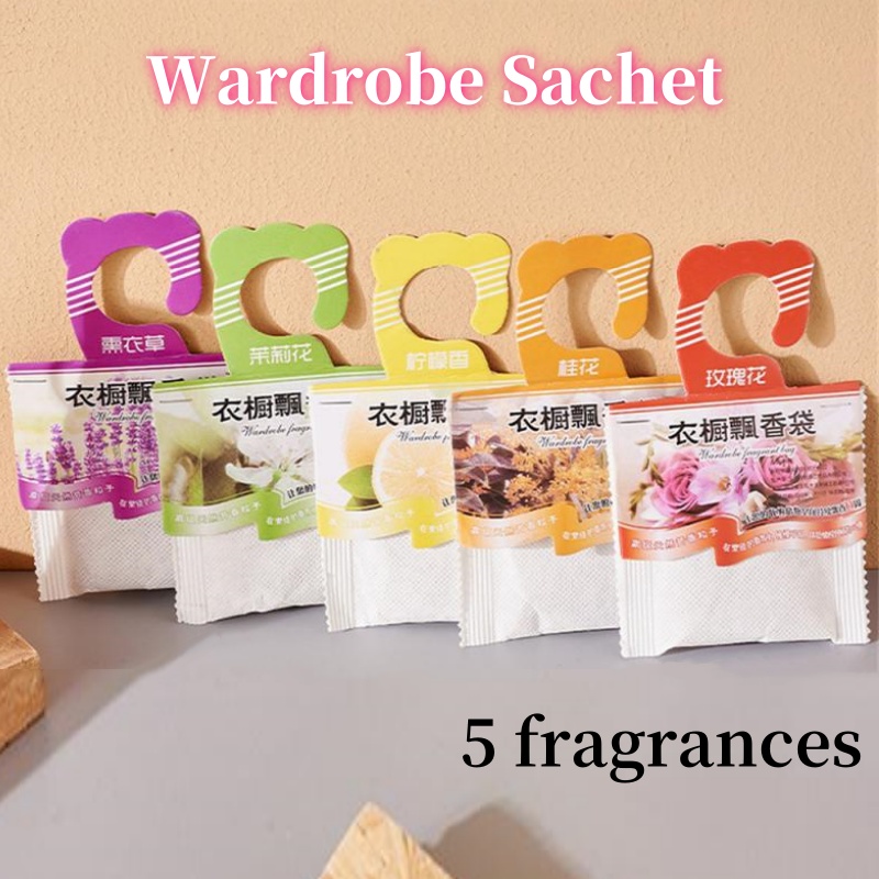 5pcs ตู้เสื้อผ้ากลิ่นหอมซองกลิ - Home Fragrance Verbena บทวิจารณ์และราคา