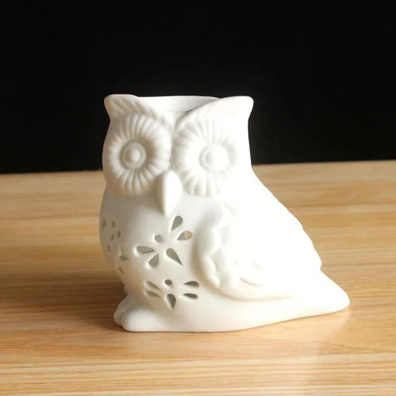 เตาเผาน้ำมันหอมระเหยรูปนกฮูกเซ - Home Fragrance Lamp บทวิจารณ์และราคา