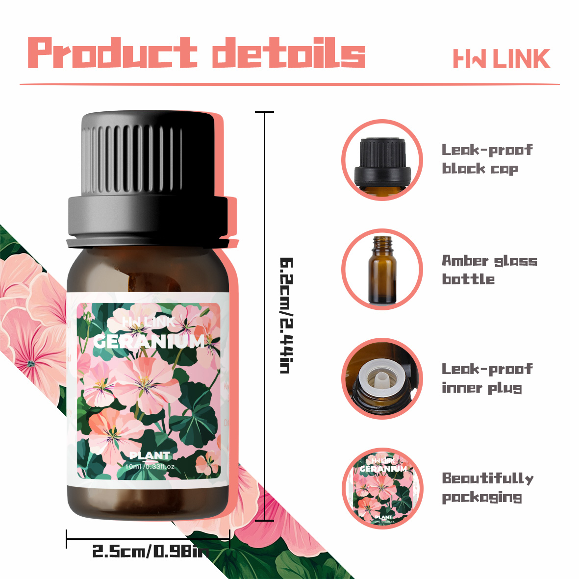 น้ำมันหอมระเหยเจอเรเนียม 10 มล - Home Fragrance Accessories บทวิจารณ์และราคา