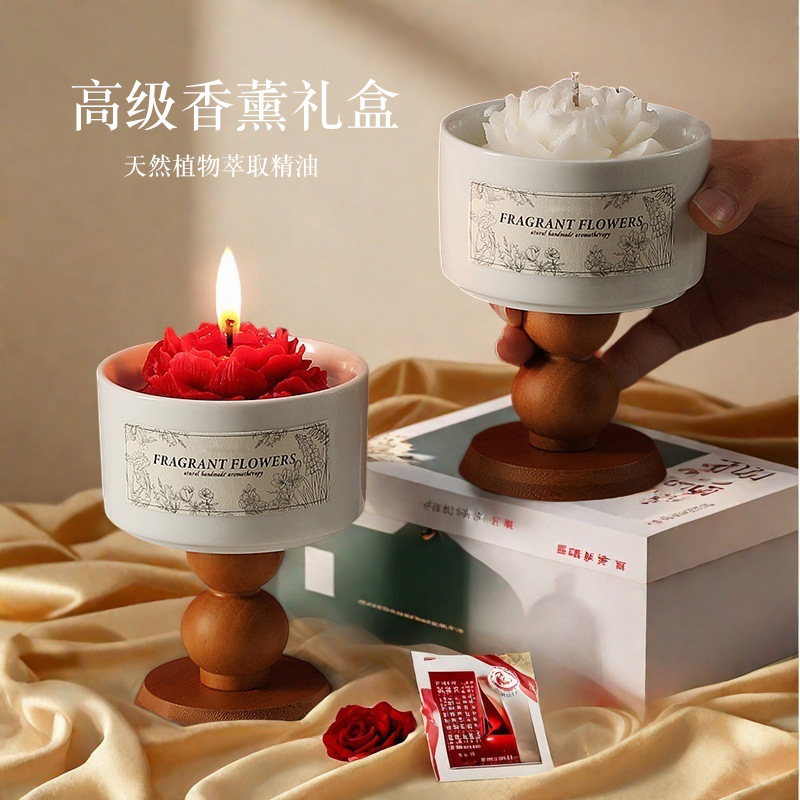 ชุดกล่องของขวัญเทียนหอมกลิ่นดอ - Home Fragrance Gift Box บทวิจารณ์และราคา