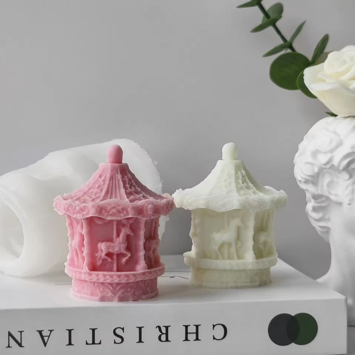 3D Carousel เทียนแม่พิมพ์ซิลิโ - Home Fragrance Rituals บทวิจารณ์และราคา
